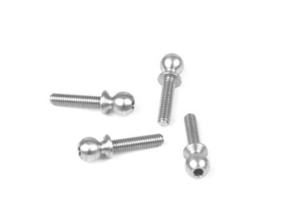 TKR6212-Ball Stud (5.5mm, short neck, 12mm thread, 4pcs)