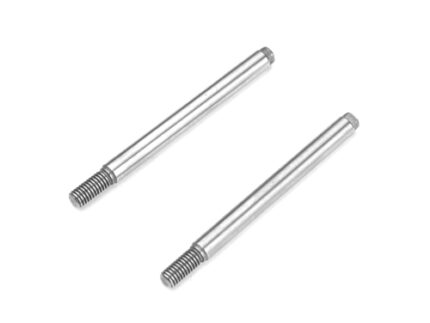TKR6703-Shock Shafts (front, steel, EB410, 2pcs)
