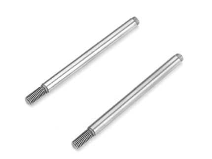 TKR6704-Shock Shafts (rear, steel, EB410, 2pcs)