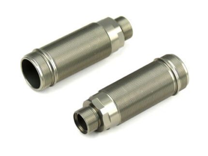 TKR6756-Shock Body (rear, aluminum, hard ano, ET410, 2pcs)