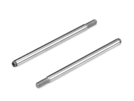 TKR6757-Shock Shafts (rear, steel, ET410, 2pcs)