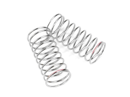 TKR6783-Shock Spring Set (front, 1.3×9.5, 2.95lb/in, 45mm, pink)