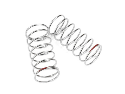 TKR6787-Shock Spring Set (front, 1.3×7.75, 3.85lb/in, 45mm, red)