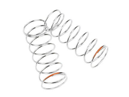TKR6796-Shock Spring Set (rear, 1.2×7.75, 2.82lb/in, 53mm, orange)
