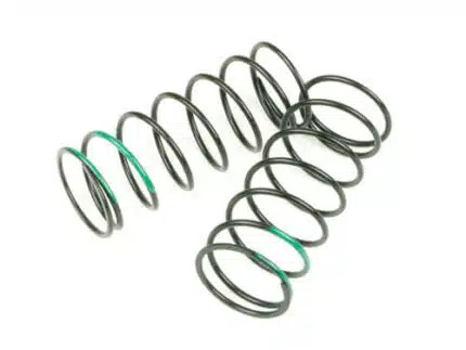 TKR7042-Shock Spring Set (front, 1.4×7.625, 5.25lb/in, 50mm, green)