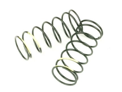 TKR7043-Shock Spring Set (front, 1.4×7.375, 5.48lb/in, 50mm, yellow)