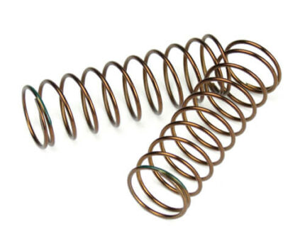 TKR7244-Shock Spring Set (rear, 1.3×10.5, 2.61lb/in, 63mm, green)