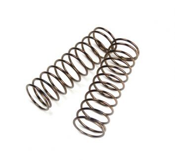 TKR8763-LF Shock Spring Set (front, 1.6×11.6, 3.58lb/in, 75mm, black)