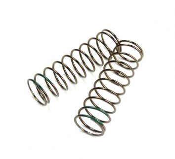 TKR8765-LF Shock Spring Set (front, 1.6×10.3, 4.14lb/in, 75mm, green)