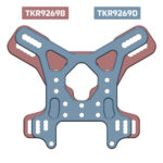 TKR9269D – Shock Tower (rear, lightened, 7075 CNC, GM ano, EB/NB48 2.x)