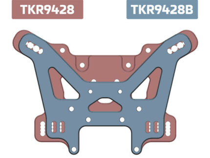 TKR9428B – Shock Tower (front, lightened, 7075 CNC, GM ano, ET/NT48 2.0)