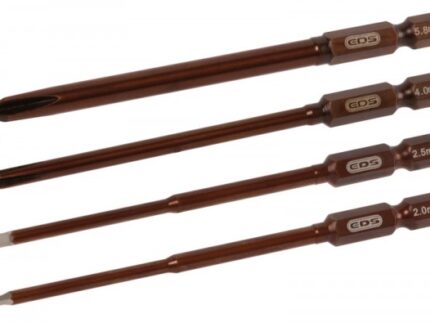 Power Tool Set Innensechskant 2.0 & 2.5mm + Kreuzschlitz 4.0 & 5.8mm