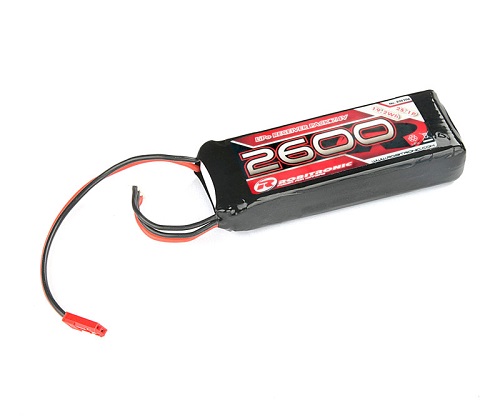 LiPo 7,4V, 2600mAh, 2/3A Straight, Empfängerpack LiPo 7,4V, 2600mAh, 2/3A Straight, Empfängerpack