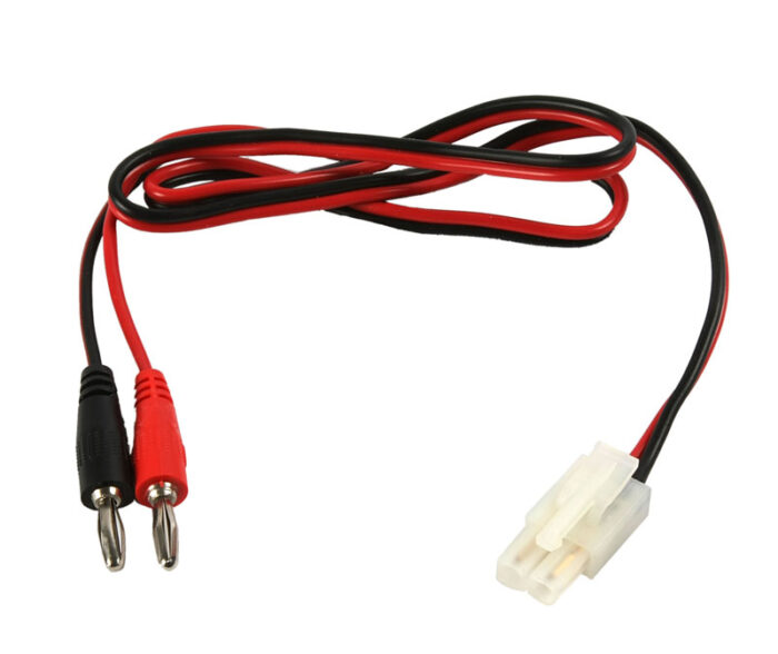 Ladekabel Tamiya 30cm 14AWG Tamiya Stecker --> 4mm Goldkontakt 2,5mm²